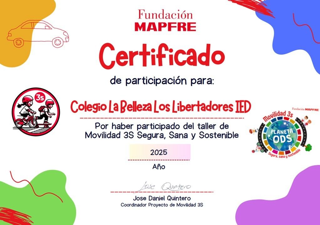 Recientemente, nuestra institución recibió la visita de la FUNDACIÓN MAPFRE, y nuestra comunidad participó activamente del taller sobre movilidad segura, sana y sostenible: un espacio para el análisis y la reflexión de nuestro papel como actores en las vías