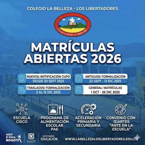 MATRICULAS ABIERTAS 2026
